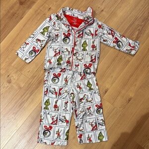 Dr. Seuss Grinch and Friends Pajama Set - Red, Green, White